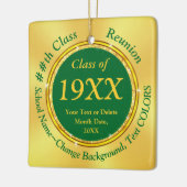 任意の年，色，クラスのギフト懇親会,懇親会 セラミックオーナメント (左)