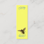 任意の忙し色の背景を表示 スキニー名刺 (正面)