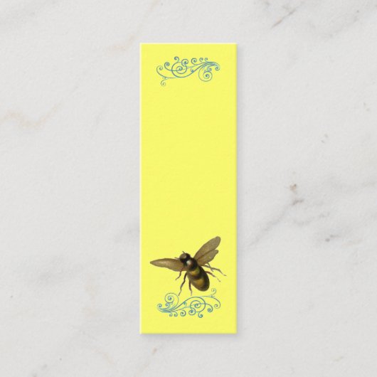 任意の忙し色の背景を表示 スキニー名刺 (正面)