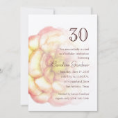 任意の数値誕生日招待状 招待状 (正面)