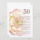 任意の数値誕生日招待状 招待状 (正面/裏面)