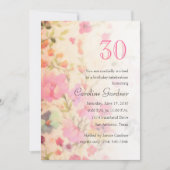 任意の数値誕生日招待状 招待状 (正面)