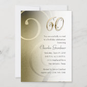 任意の数値誕生日 招待状 (正面)