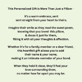 任意の文字の名前を追加 – 私はこの枕を抱きしめた ランバークッション
