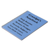 任意の文字の変更 – 祖父の認知症ノートブック ノートブック (左側)