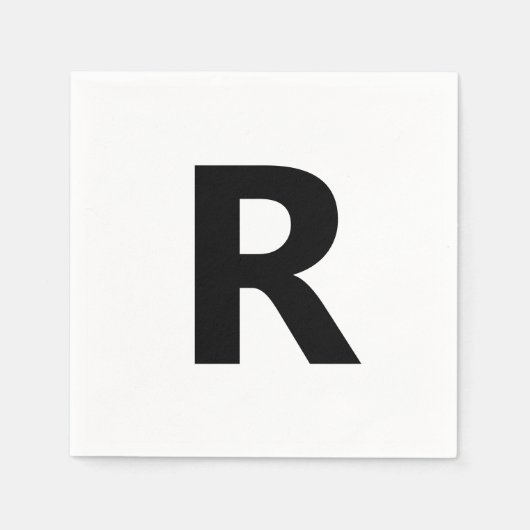 任意の文字を選択 | フォント: Open Sanコンデンスドはっきりした スタンダードカクテルナプキン (正面)