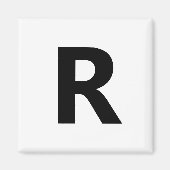 任意の文字を選択 | フォント: Open Sanコンデンスドはっきりした マグネット (正面)