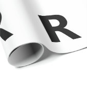 任意の文字を選択 | フォント: Open Sanコンデンスドはっきりした ラッピングペーパー (ロールコーナー)