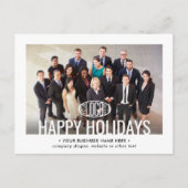 任意の文字ビジネスプロモーション2フォトホリデー 案内ポストカード (正面)