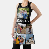 任意の文字ファミリーフォトコラージュ エプロン (インサイチュ)