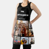 任意の文字ファミリーフォトコラージュ エプロン (インサイチュ)