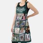 任意の文字フォトコラージョ最高のンパエバーグリーン エプロン (インサイチュ)