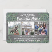 任意の文字3フォトニューホームファームハウスグリーンリーウッド シーズンカード (正面)