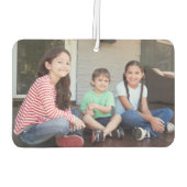 任意の文字4 Photo Scriptファミリー白黒 カーエアーフレッシュナー (裏面)