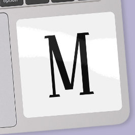 任意の文字 | 白黒またはDIYカラー シール