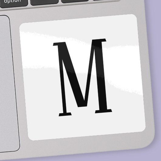 任意の文字 | 白黒またはDIYカラー シール