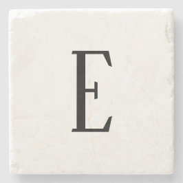 任意の文字 | 白黒またはDIYカラー ストーンコースター