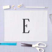 任意の文字 | 白黒またはDIYカラー 薄葉紙 (クラフト)