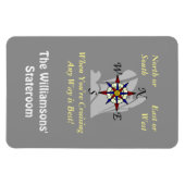 任意の方法のクルージングステートルームドアマーカー マグネット (横)