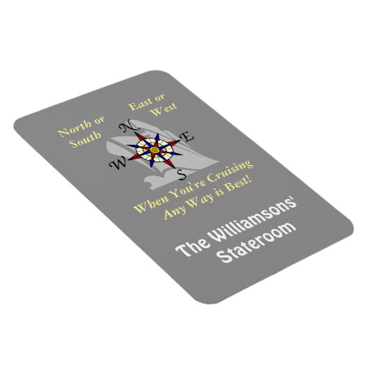 任意の方法のクルージングステートルームドアマーカー マグネット (右側)