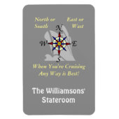 任意の方法のクルージングステートルームドアマーカー マグネット (縦)