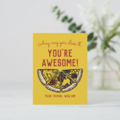 任意の方法をスライスItピザポストカードサイズバレンタイン ポストカード (スタンド正面)