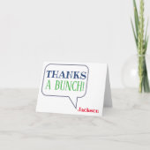 任意の気持ちと色 – 音声認識バブルノートカード ノートカード (正面)