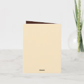 任意の目的ライオン追加文字 カード (裏面)