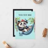 任意の目的Mommyベビーパンダbear addメッセージ ノートカード (正面/裏面インサイチュ)