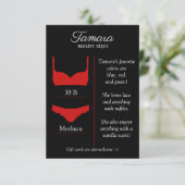 任意の背景色：ランジェリーサイズ挿入カード エンクロージャーカード (スタンド正面)