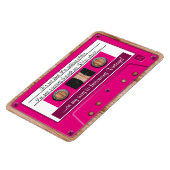 任意の色おもしろい成長古いレトロカセットテープ マグネット (左側)