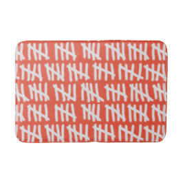 任意の色に対する日数デザイン バスマット