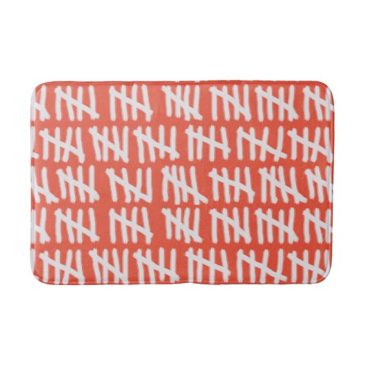 任意の色に対する日数デザイン バスマット (正面)