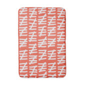 任意の色に対する日数デザイン バスマット (正面縦)