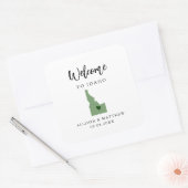 任意の色のアイダホ結婚の歓迎バッグまたはボックス スクエアシール (封筒)