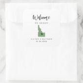 任意の色のアイダホ結婚の歓迎バッグまたはボックス スクエアシール (バッグ)