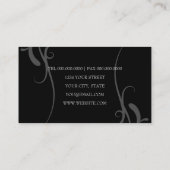 任意の色のスワップの名刺 名刺 (裏面)