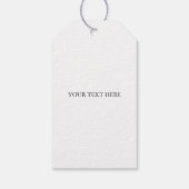 任意の色のハートあなたが書単なるラベル、先生 ギフトタグ (裏面)