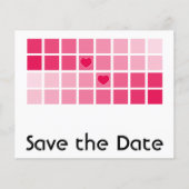 任意の色のモダンタイポグラフィ日付の保存 チラシ (正面)