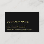 任意の色のヴィンテージ ストライプの 名刺 (裏面)