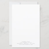 任意の色の会社のロゴを予算メリークリスマスカード (裏面)