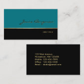 任意の色の名刺 名刺 (正面/裏面)