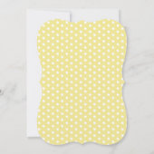 任意の色の小さな男の弓タイ赤ちゃんシャワー 招待状 (裏面)