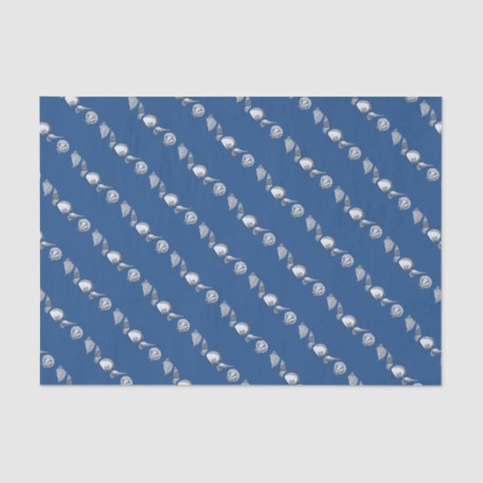 任意の色の手描き貝 薄葉紙 (正面)