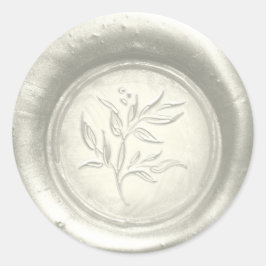 任意の色の植物性結婚の封筒のワックスシール ラウンドシール