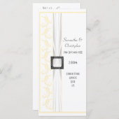 任意の色の白い教会の結婚式プログラムに変更 プログラム (正面/裏面)