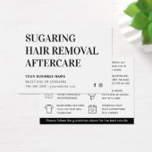 任意の色の糖化された脱毛アフターケアカード (デスク)