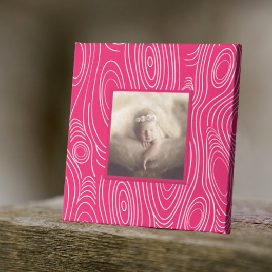 任意の色の素朴木目抽象芸術アーモダント キャンバスプリント