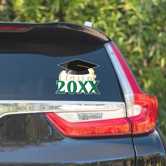 任意の色の組み合わせ卒業年卒業 シール (車体側面)