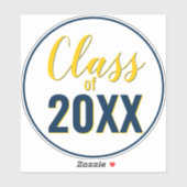 任意の色の組み合わせ卒業年卒業 シール (シート)